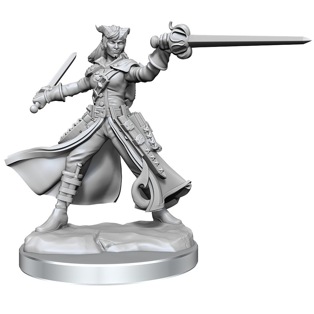 D&D Frameworks: Tiefling Rogue Female - Unpainted and Unassembled