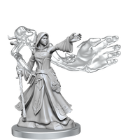 D&D Frameworks: Elf Wizard Female - Unpainted and Unassembled