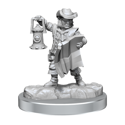 D&D Frameworks: Male Halfling Rogue - Unpainted and Unassembled - 2