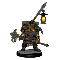 D&D Frameworks: Dwarf Fighter Male - Unpainted and Unassembled