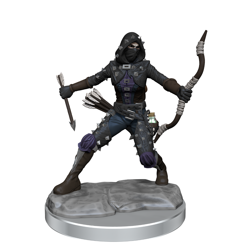 D&D Frameworks: Human Rogue Female - Unpainted and Unassembled – WizKids