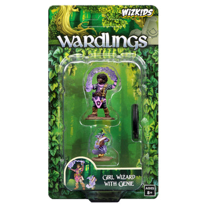 WizKids Wardlings Painted Miniatures: Girl Wizard & Genie - 1