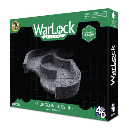 WarLock™ Tiles: Expansion - Dungeon Tile III - Curves - 1
