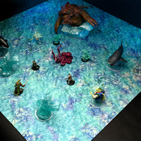 WarLock Tiles: Game Mat: Subterranean Lake
