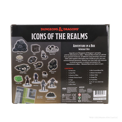D&D Icons of the Realms: Adventure in a Box - Wererat Den - 2