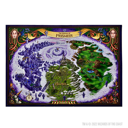 D&D Icons of the Realms: The Domain of Prismeer and The Witchlight Carnival Wall Map - 1