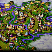 D&D Icons of the Realms: The Domain of Prismeer and The Witchlight Carnival Wall Map