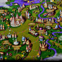 D&D Icons of the Realms: The Domain of Prismeer and The Witchlight Carnival Wall Map