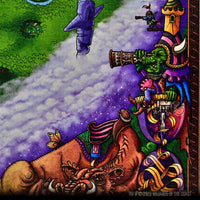 D&D Icons of the Realms: The Domain of Prismeer and The Witchlight Carnival Wall Map