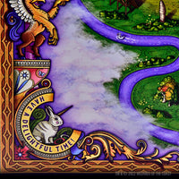 D&D Icons of the Realms: The Domain of Prismeer and The Witchlight Carnival Wall Map