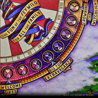 D&D Icons of the Realms: The Domain of Prismeer and The Witchlight Carnival Wall Map