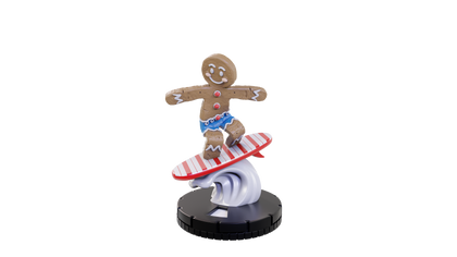 WizKids HeroClix: Surfing Gingerbread Man Promo - 1