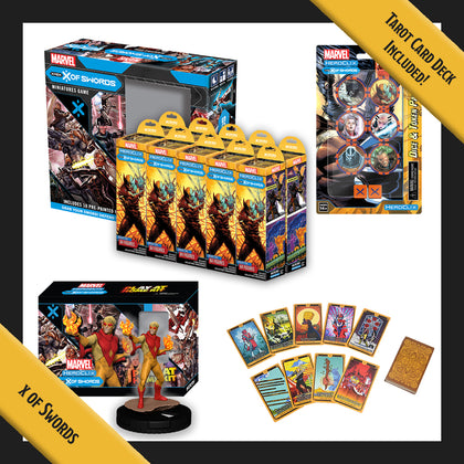 Marvel HeroClix - X of Swords Bundle - Includes FULL Tarot Set! - 1