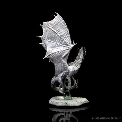 D&D Nolzur's Marvelous Miniatures: Young Silver Dragon - 3